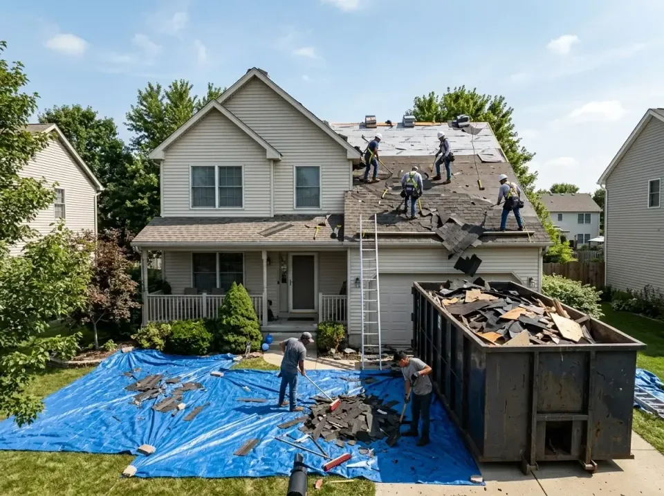 roof-replacement-debris-remova-004 — frequently asked questions, Cheapest Dumpster Rentals in South Elgin, IL